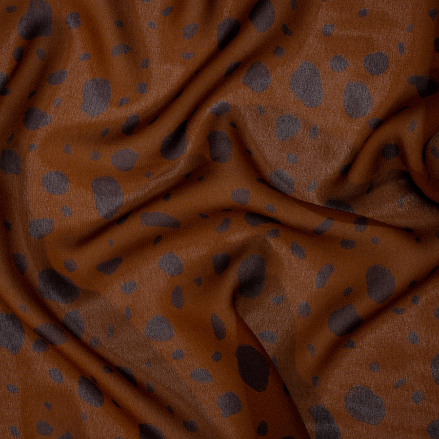 Mood Exclusive Brown Canyon Drive Viscose Georgette | Mood Fabrics