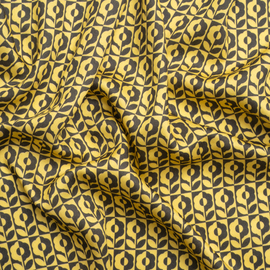 Mood Exclusive Yellow Build Me Up Rayon Batiste | Mood Fabrics