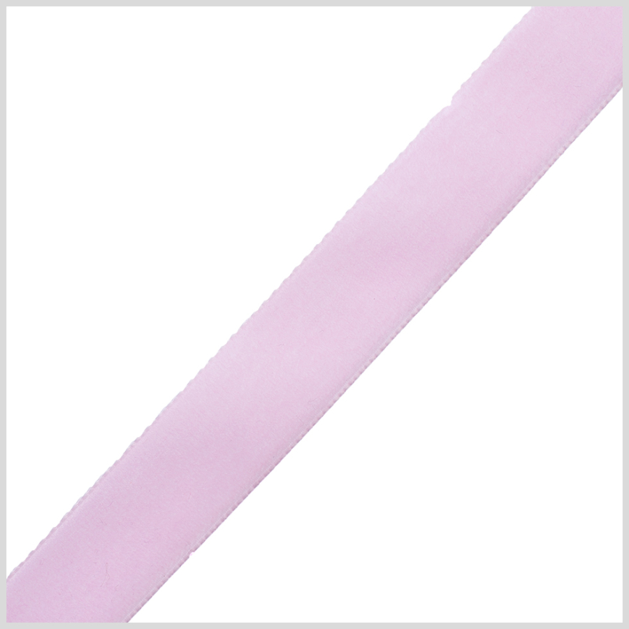 0.875 Baby Pink Nylon Velvet Ribbon | Mood Fabrics