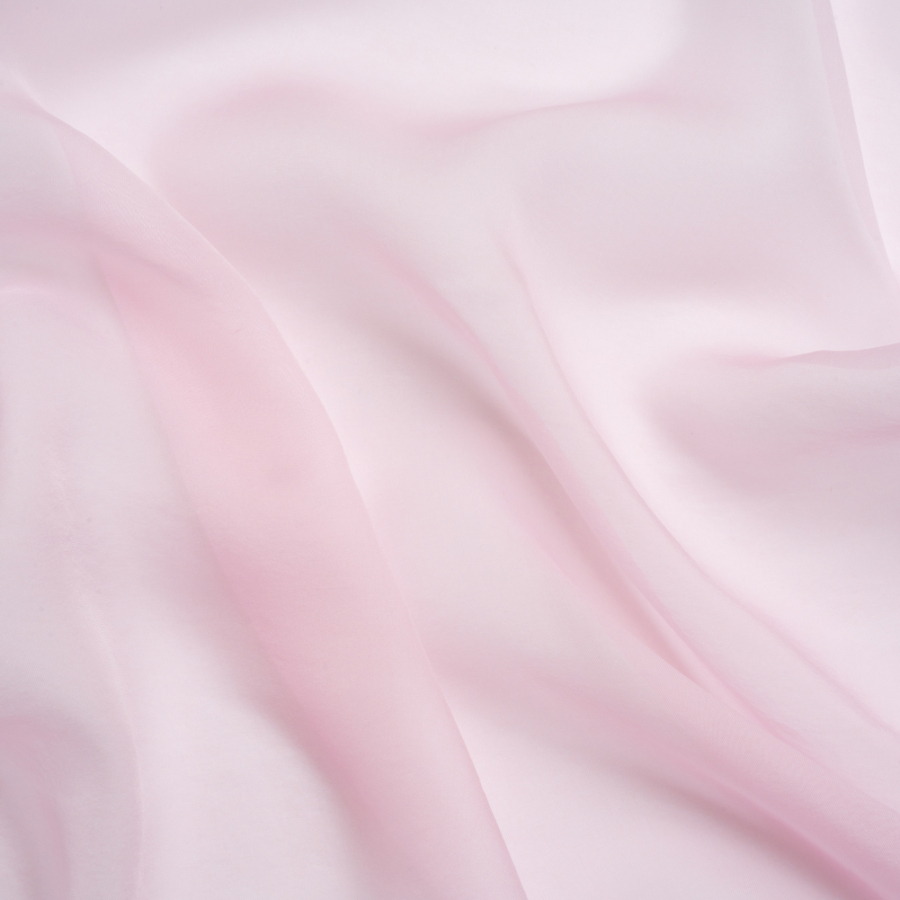 Adelaide Pastel Pink Chiffon-Like Silk Voile | Mood Fabrics
