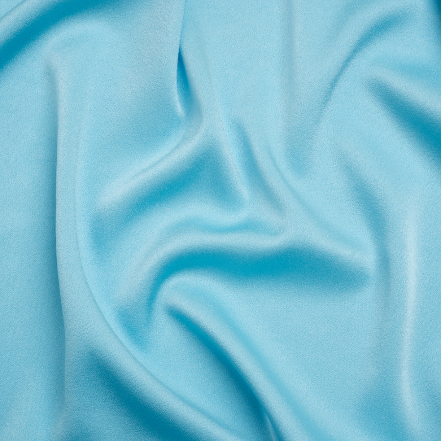 Alex Perry Soft Blue Crepe Back Satin | Mood Fabrics