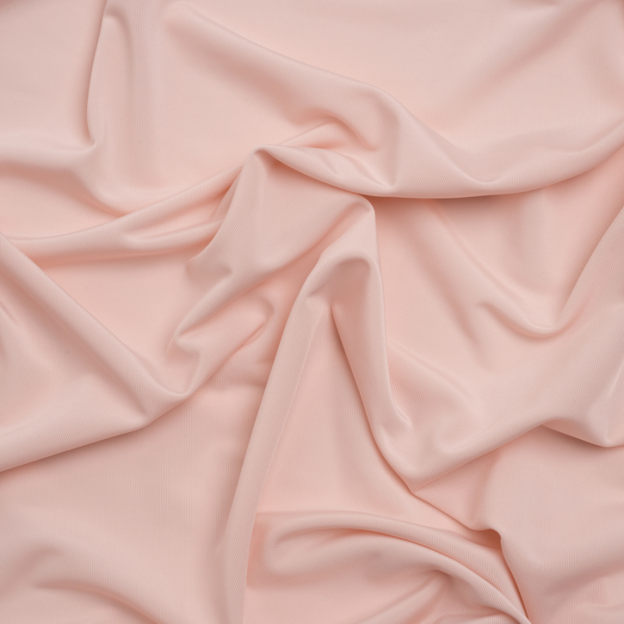 Famous Australian Designer Light Pink Stretch Polyester Jersey | Mood Fabrics