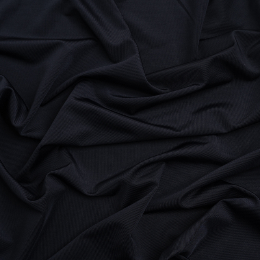 Famous Australian Designer Ink Stretch Polyester Jersey | Mood Fabrics