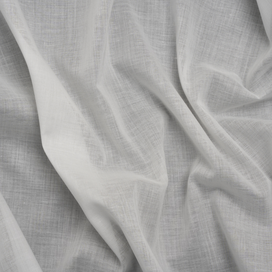 Famous Australian Designer White Crisp Cotton Voile Lining | Mood Fabrics