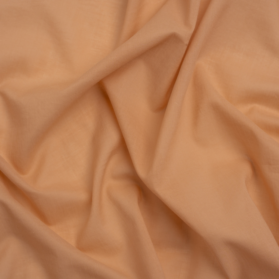 Famous Australian Designer Dusty Peach Cotton Voile | Mood Fabrics