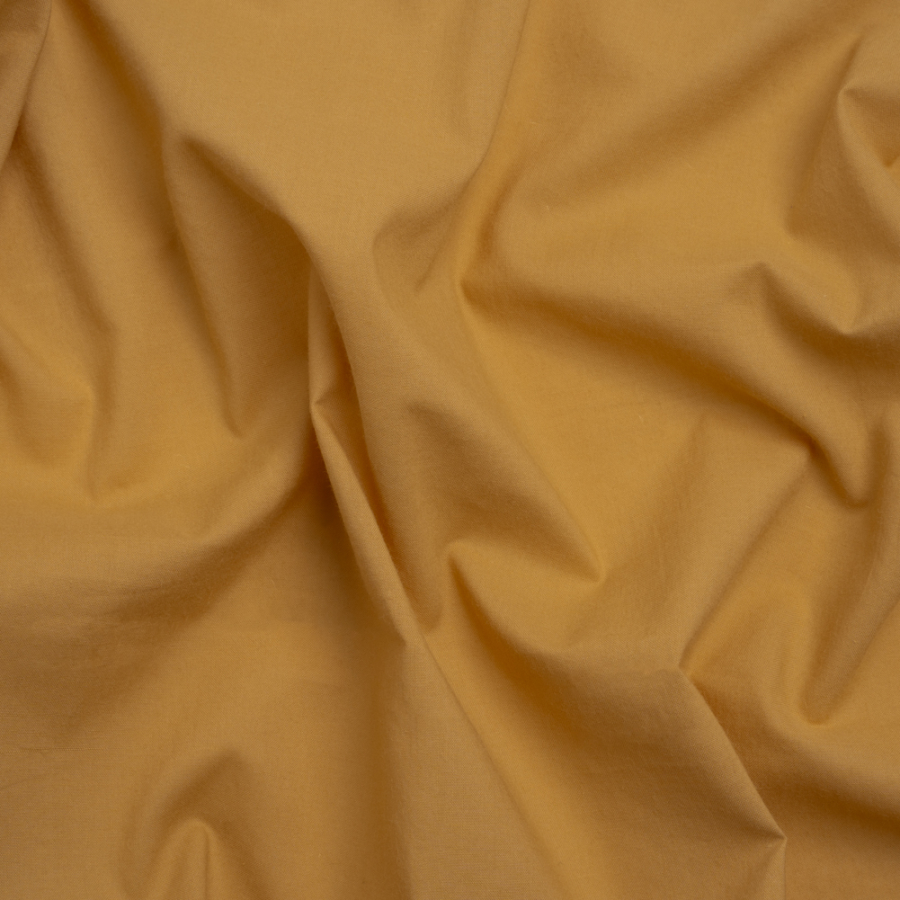 Famous Australian Designer Pale Gold Cotton Voile | Mood Fabrics