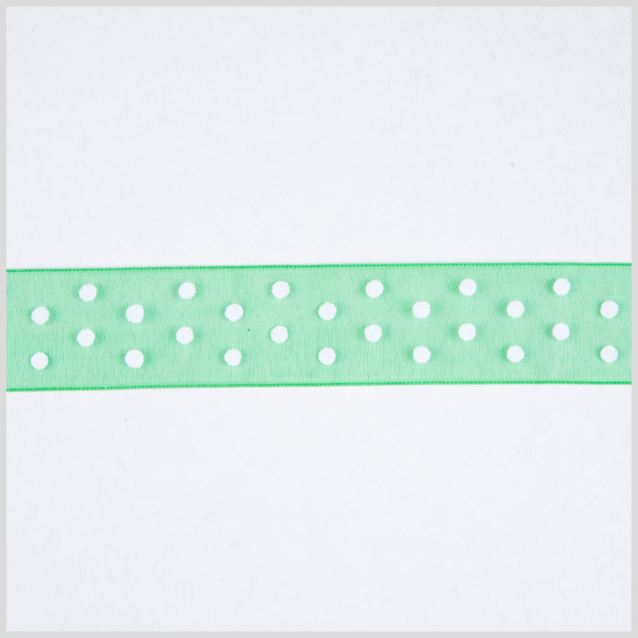 Green Sheer Ribbon | Mood Fabrics