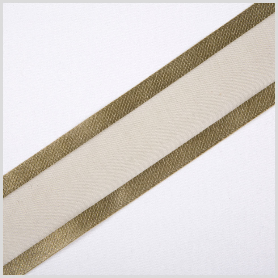 Moss Green Sheer Ribbon - 1.5 | Mood Fabrics