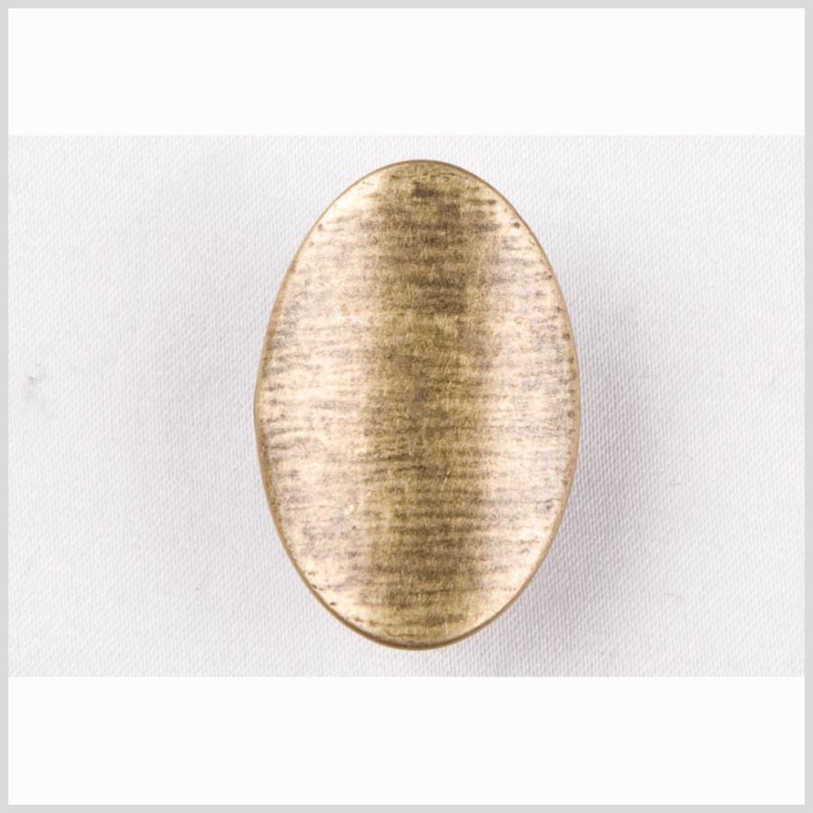 Old Brass Metal Button - 24L/15mm | Mood Fabrics