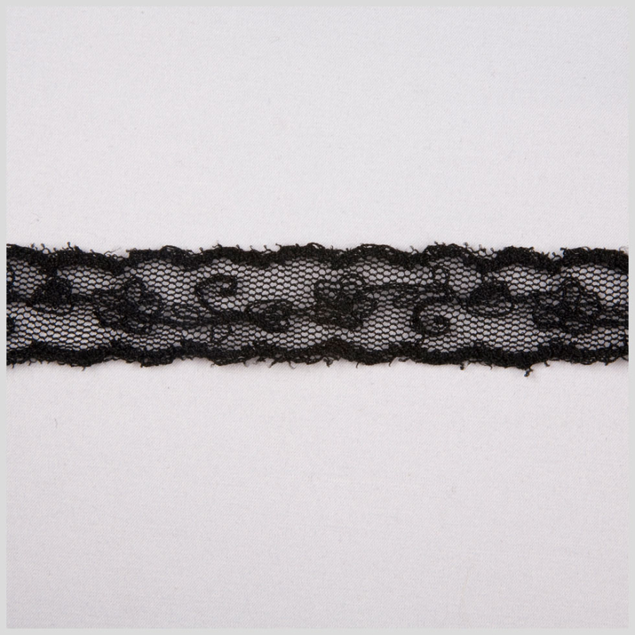 Black Sheer Lace | Mood Fabrics