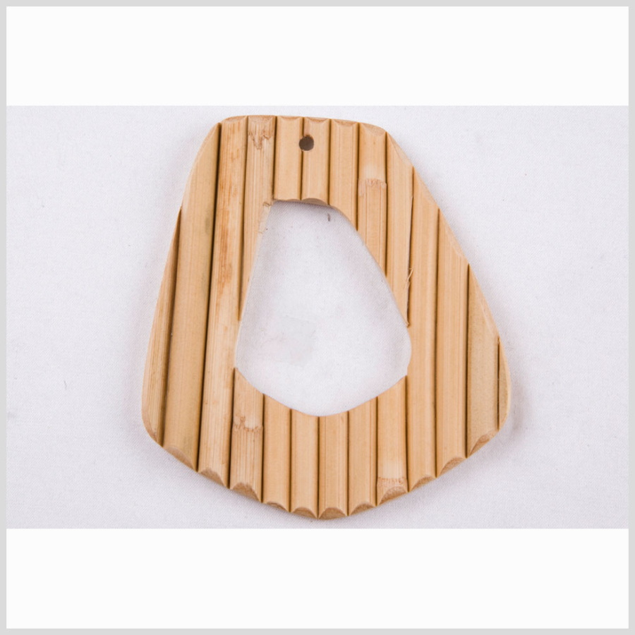 68mm x 78mm x 79mm Natural Wood Pendant | Mood Fabrics