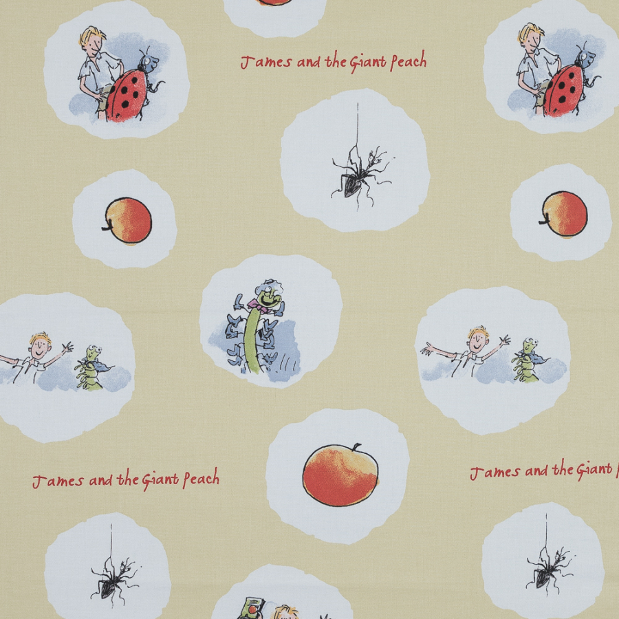 James and the Giant Peach Printed Cotton Canvas | Mood Fabrics