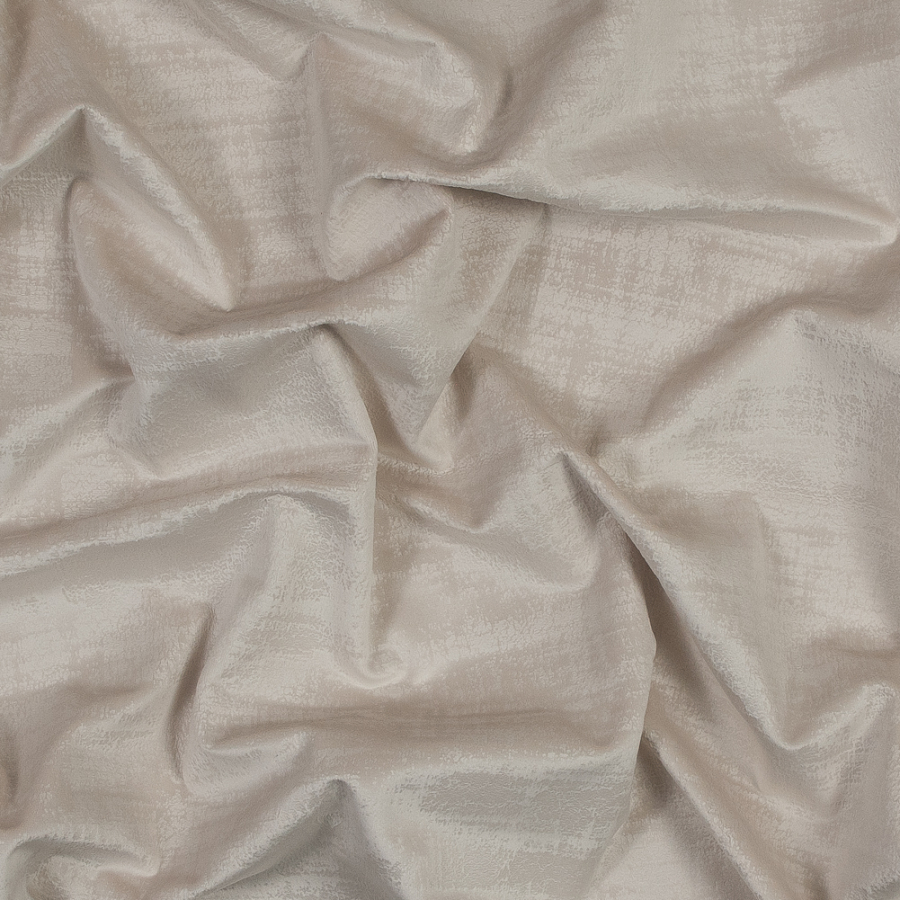 British Imported Sesame Embossed Textured Velvet | Mood Fabrics