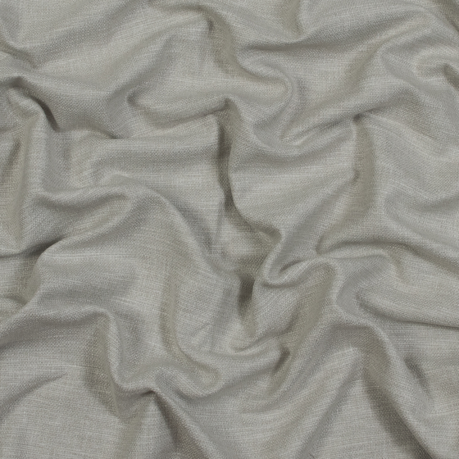 British Imported Stone Polyester and Cotton Woven | Mood Fabrics