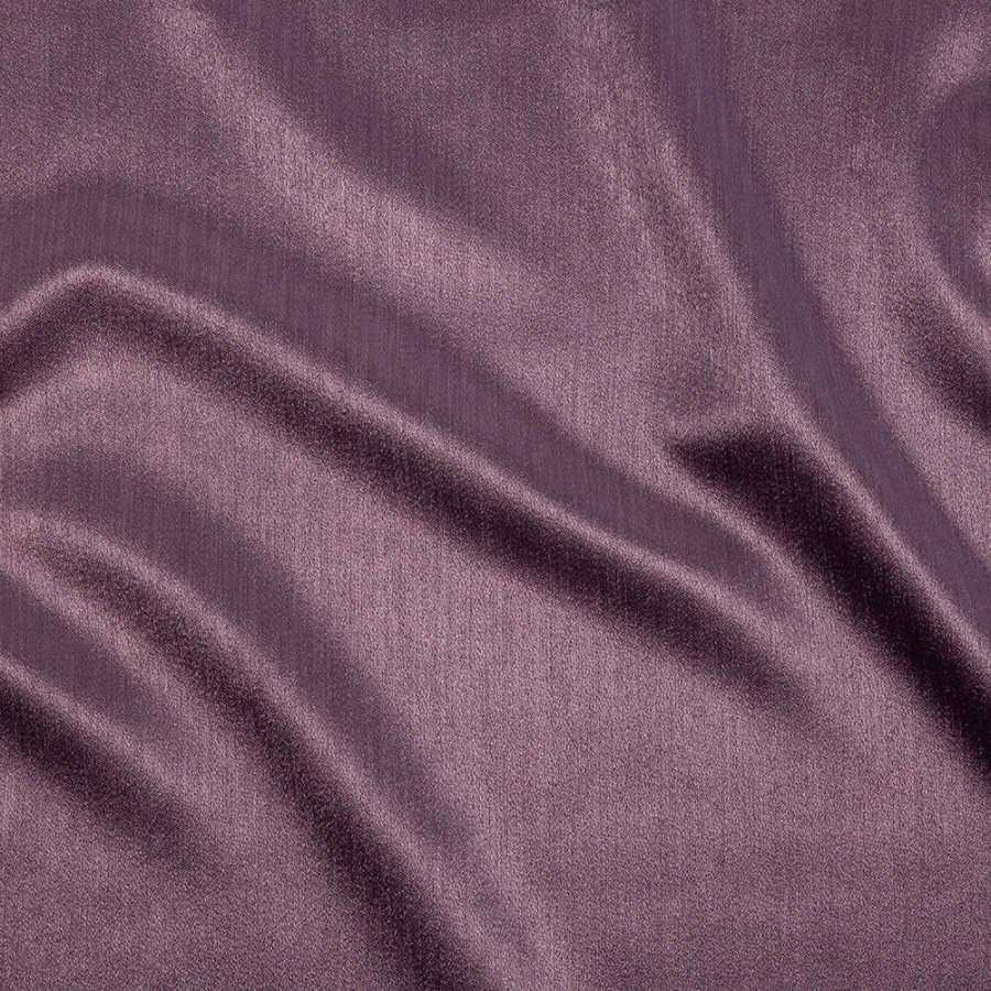 British Imported Grape Home Decor Polyester Satin | Mood Fabrics