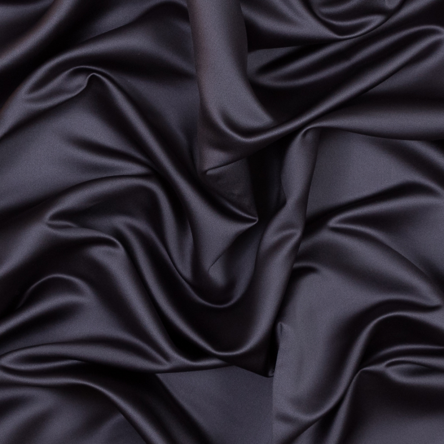 British Amethyst Polyester Satin | Mood Fabrics