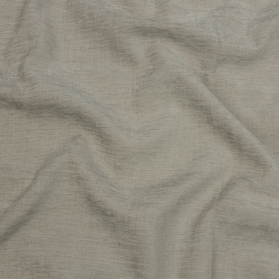 British Imported Dove Polyester Upholstery Chenille | Mood Fabrics