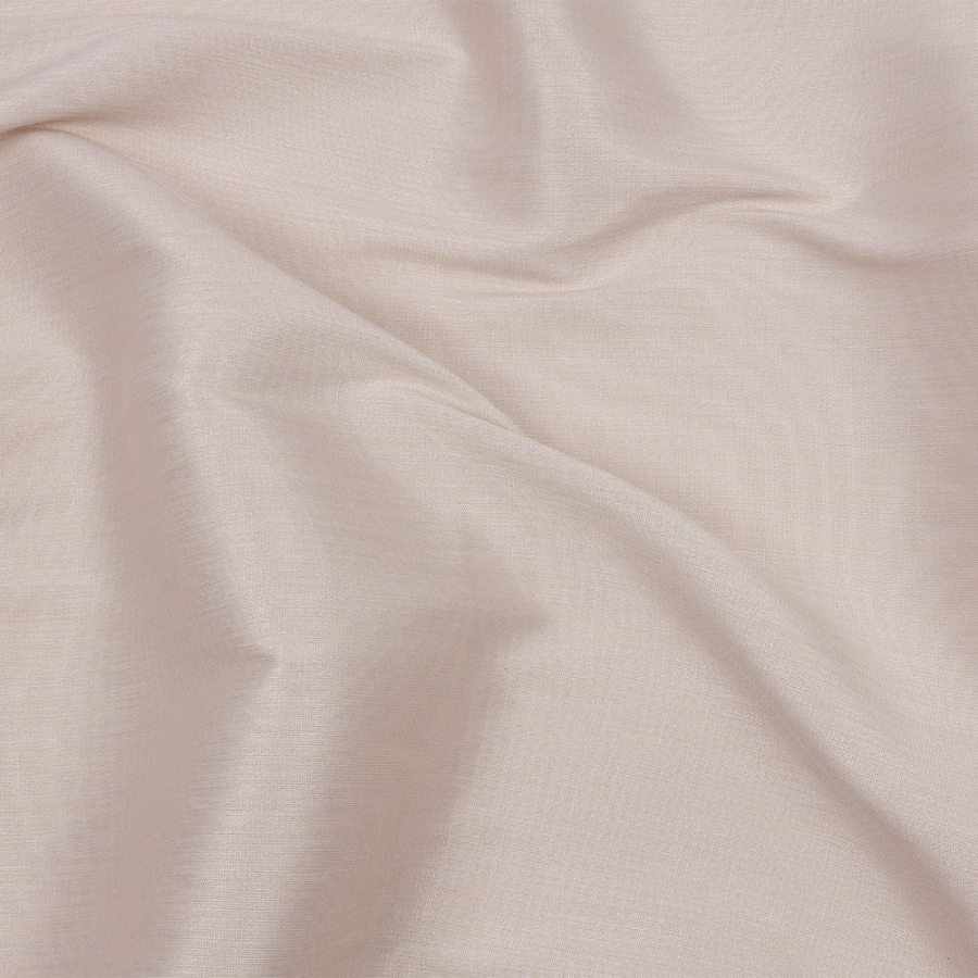 British Imported Oyster Striated Recycled Polyester Bengaline | Mood Fabrics
