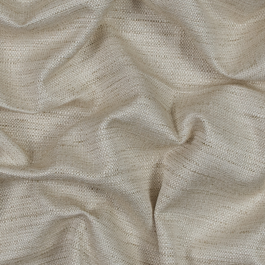 British Opal Raffia-Like Basket Woven Polyester Blend | Mood Fabrics