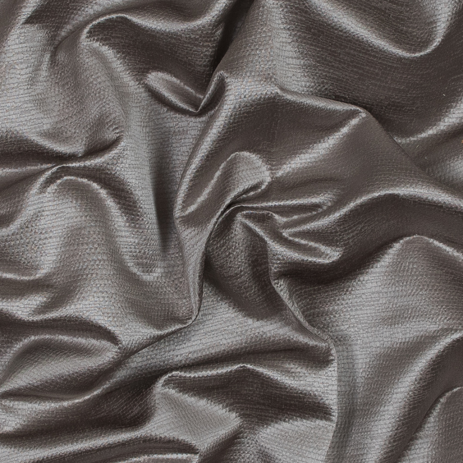 British Fog Luminous Textural Polyester Woven | Mood Fabrics