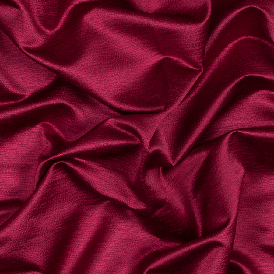 British Fuchsia Luminous Textural Polyester Woven | Mood Fabrics