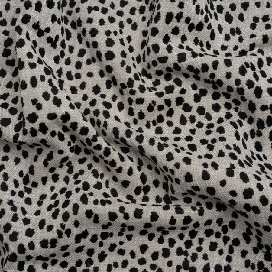 Piperhill Tuxedo Spotted Upholstery Chenille | Mood Fabrics