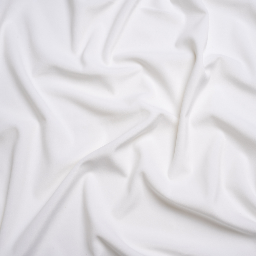 Thornton Coconut Polyester Home Decor Velvet | Mood Fabrics