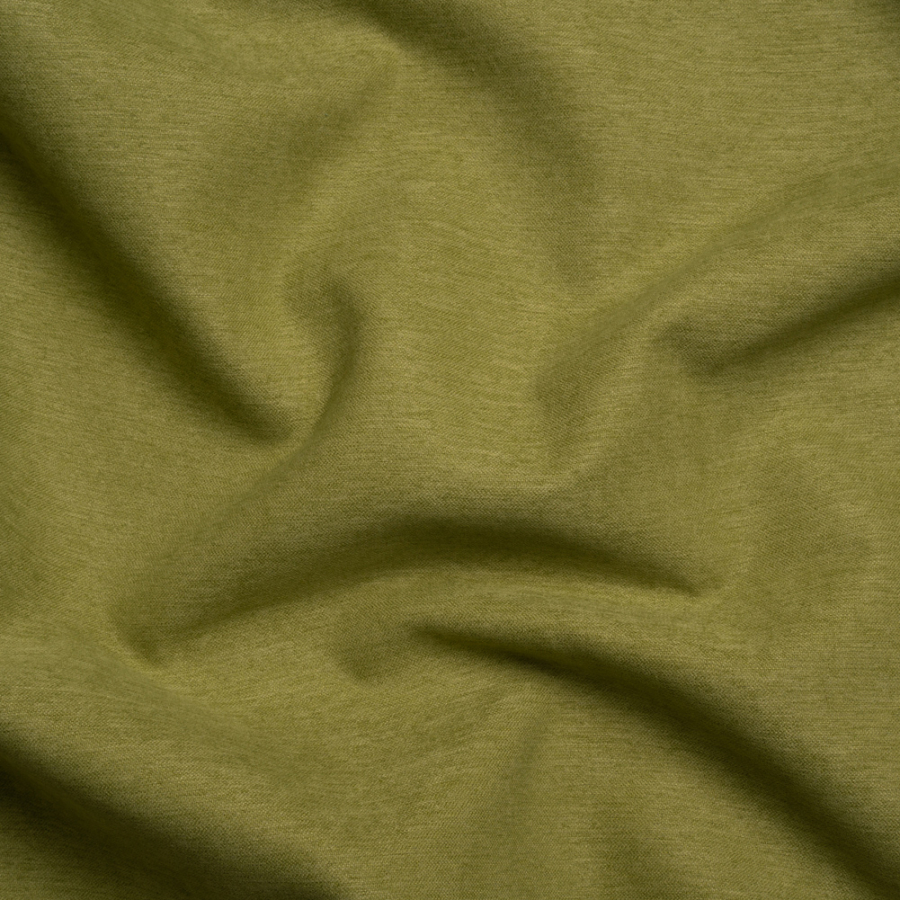 Kirkley Matcha Heathered Stain Repellent Brushed Upholstery Woven | Mood Fabrics