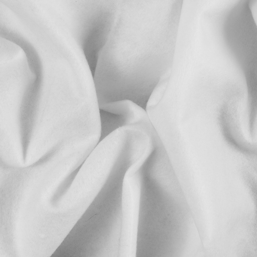 White Acrylic Felt | Mood Fabrics