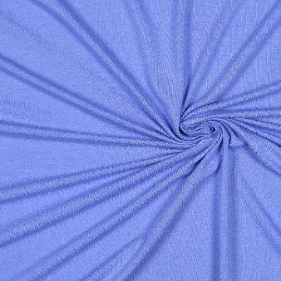 Piscine Blue Solid Bamboo Jersey | Mood Fabrics