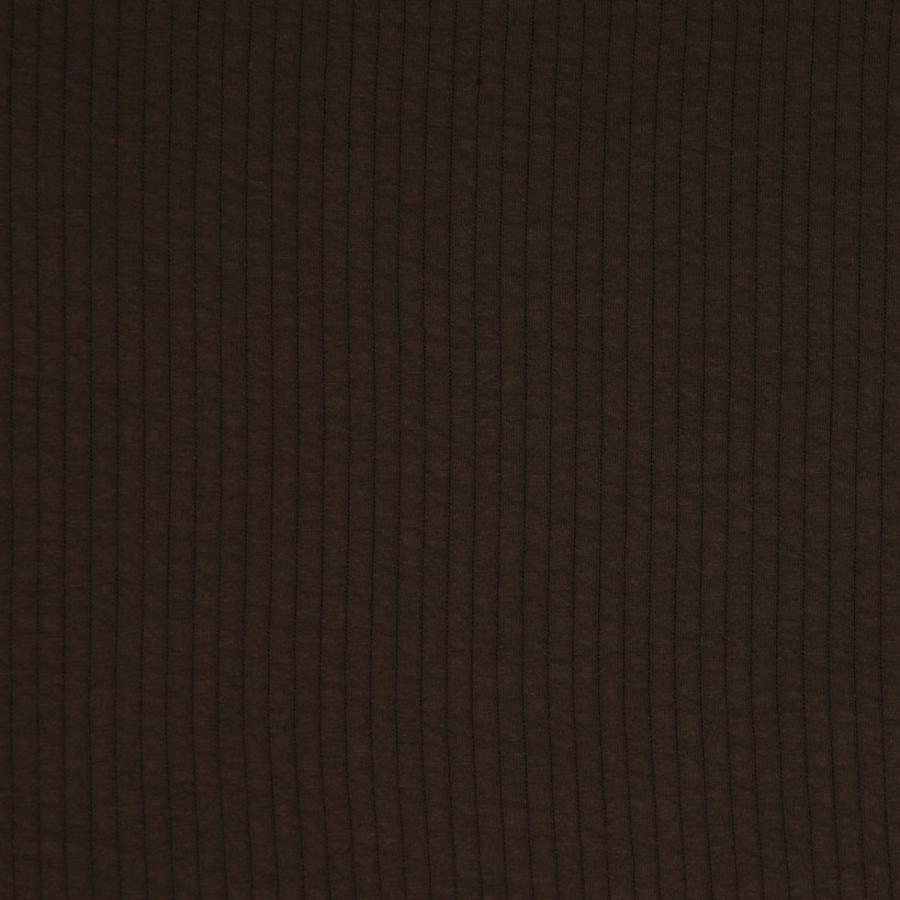 Chocolate Cotton-Poly Double Knit | Mood Fabrics