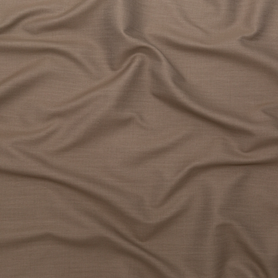 Greige and Almond Milk Double Faced Cotton Twill | Mood Fabrics