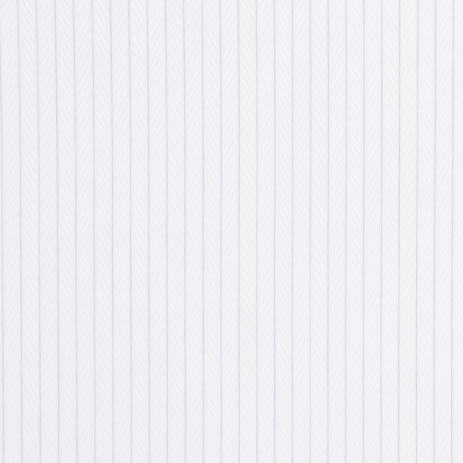 White Striped Shirting | Mood Fabrics