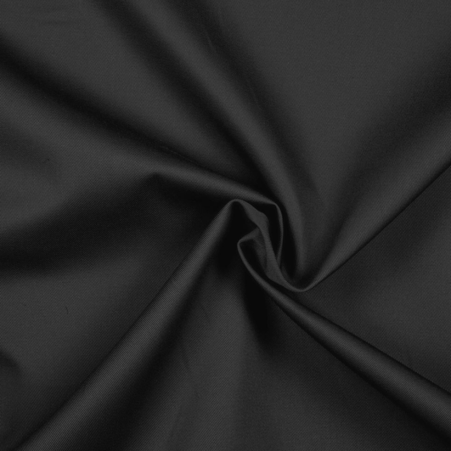 Charcoal Gray Solid Organic Cotton Twill | Mood Fabrics