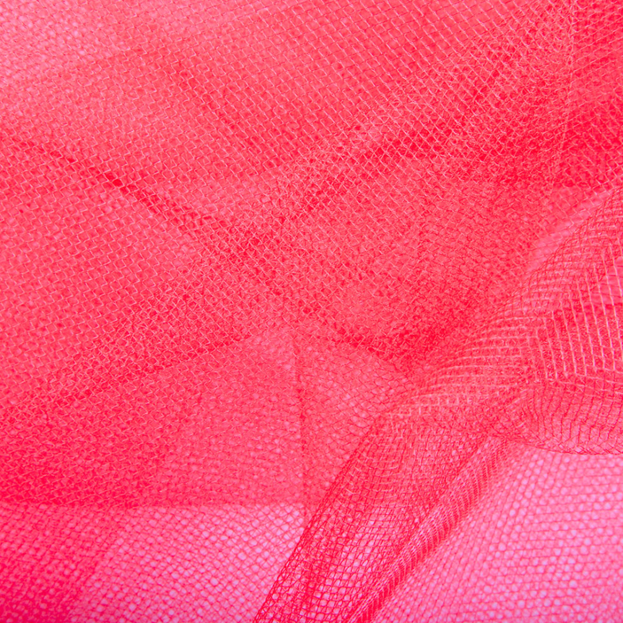 Red Diamond Net Nylon Tulle | Mood Fabrics