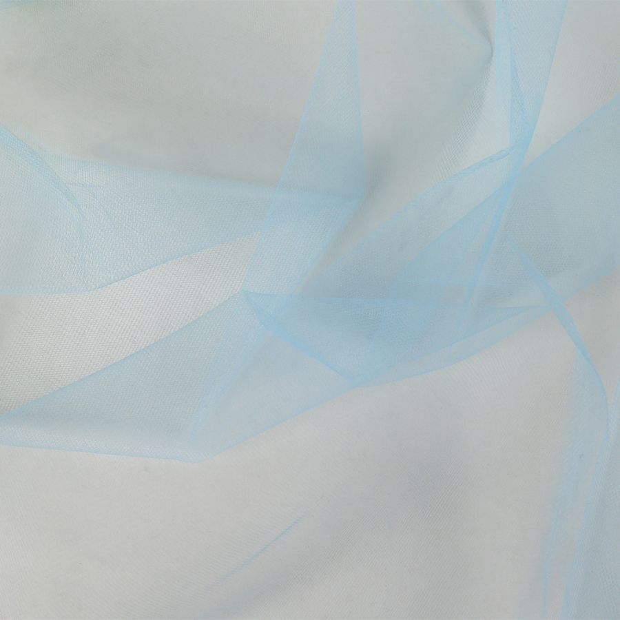 Pavlova Wide Cyan Blue Nylon Tulle | Mood Fabrics