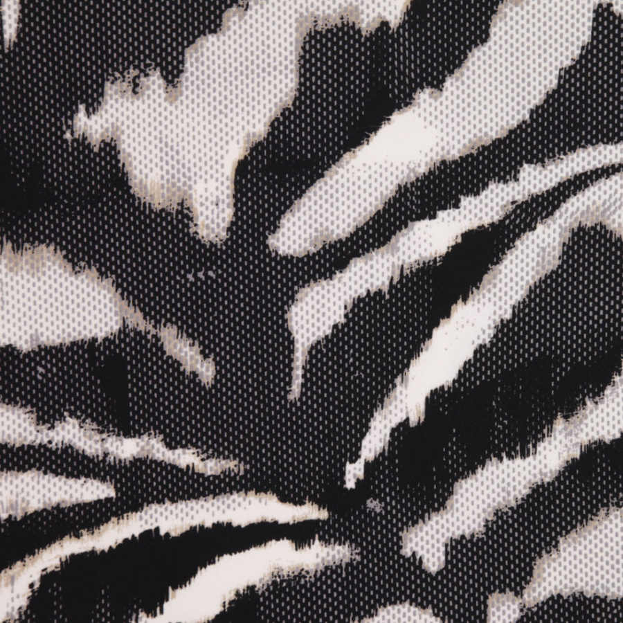 Black/Bone Misc Jersey Prints | Mood Fabrics