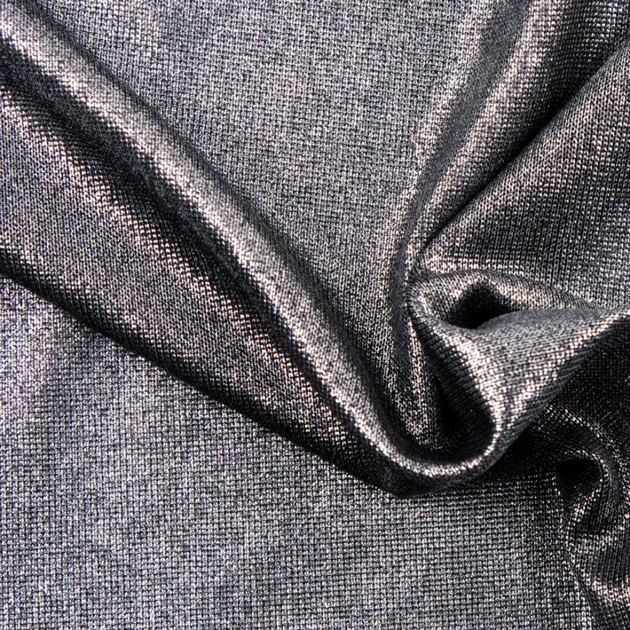 Silver Solid Knit | Mood Fabrics