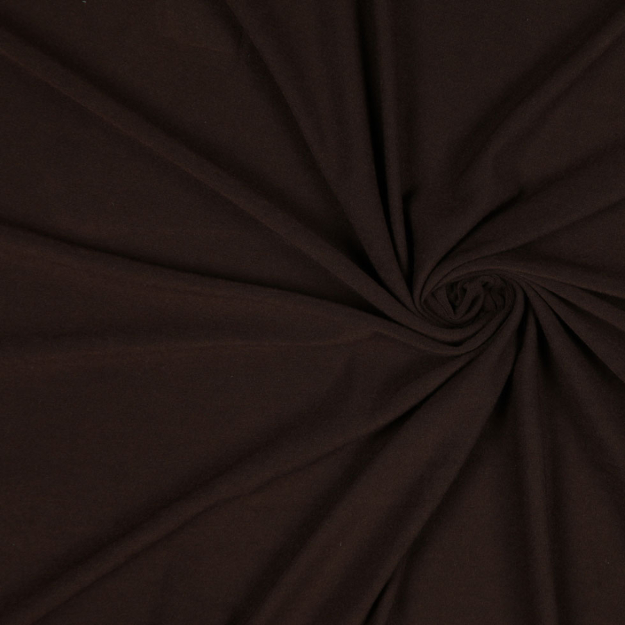 Chocolate Stretch Rayon Jersey | Mood Fabrics