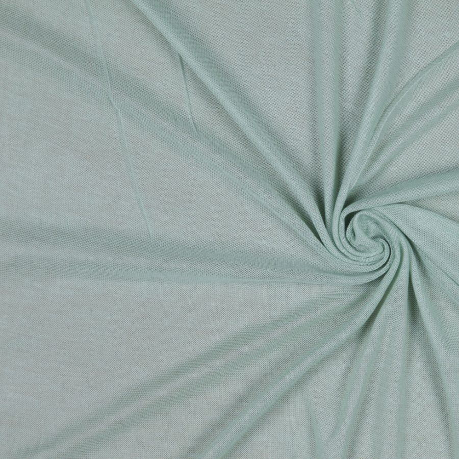 Icy Green Sheer Rayon Jersey | Mood Fabrics