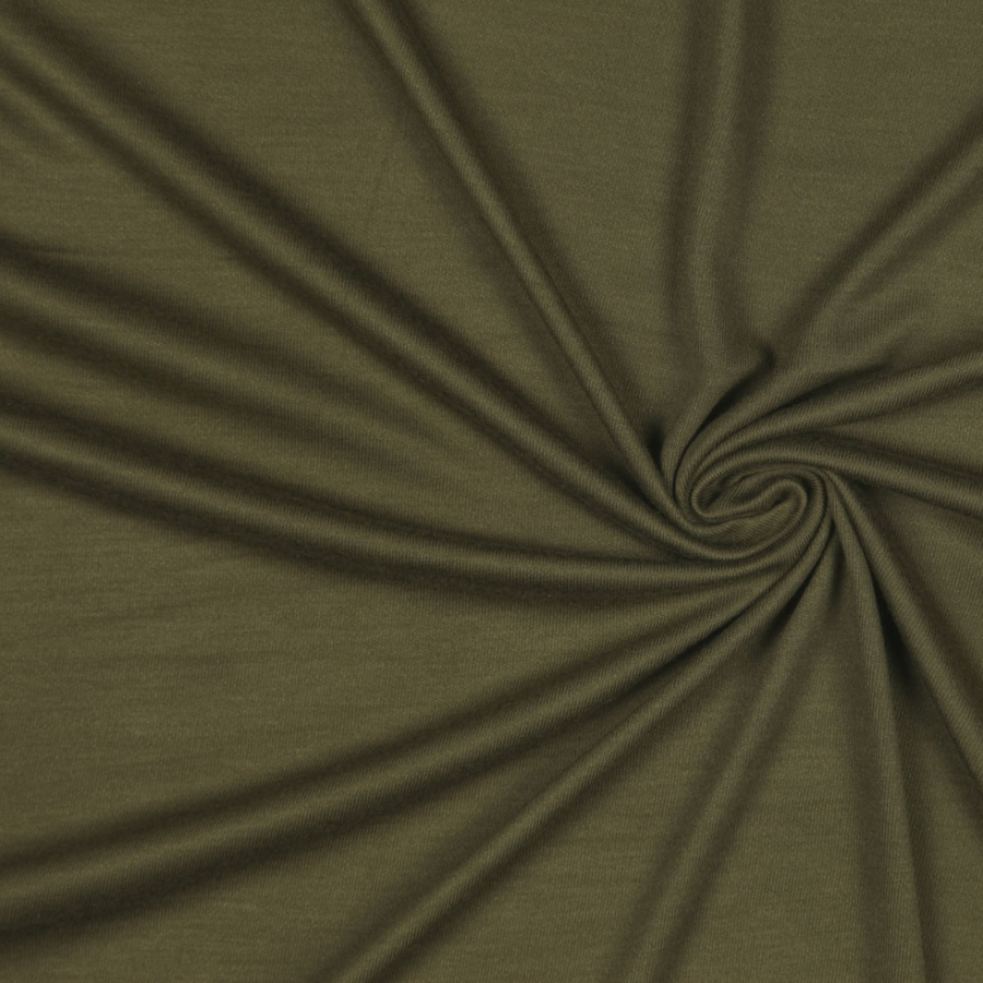 Olive Solid Jersey | Mood Fabrics