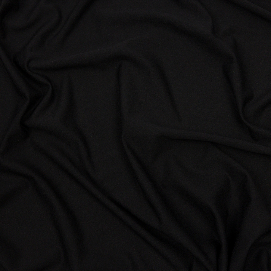 Black Stretch Rayon Jersey | Mood Fabrics