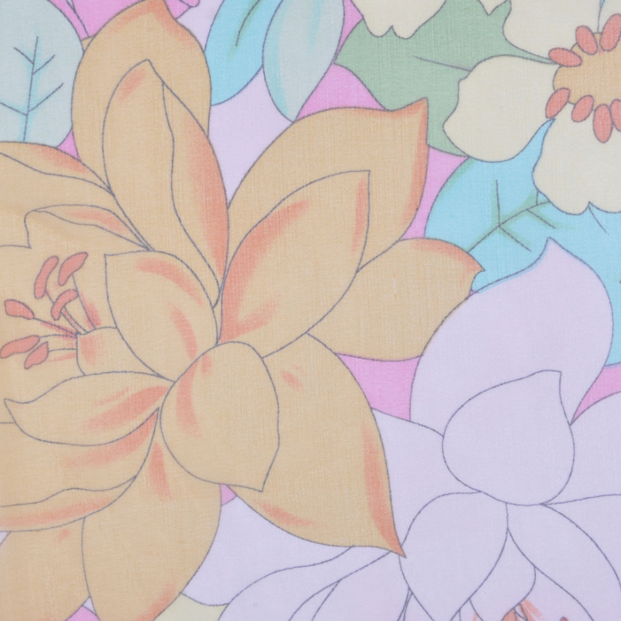 Springtime Floral Silk Chiffon | Mood Fabrics