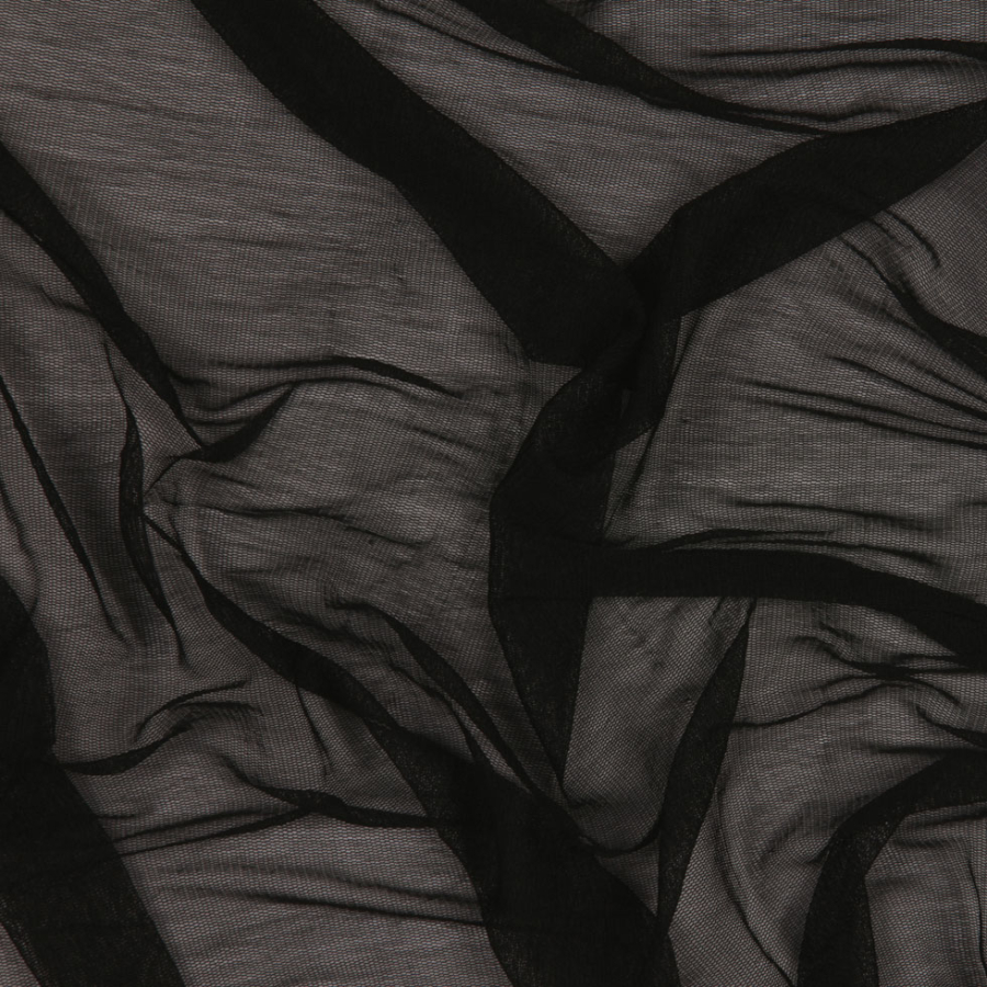Black Silk Tulle | Mood Fabrics