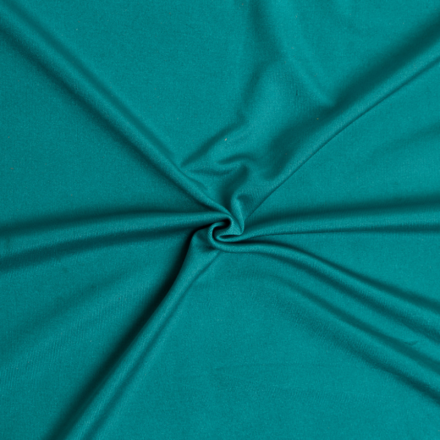 Dark Aqua Solid Silk Jersey | Mood Fabrics