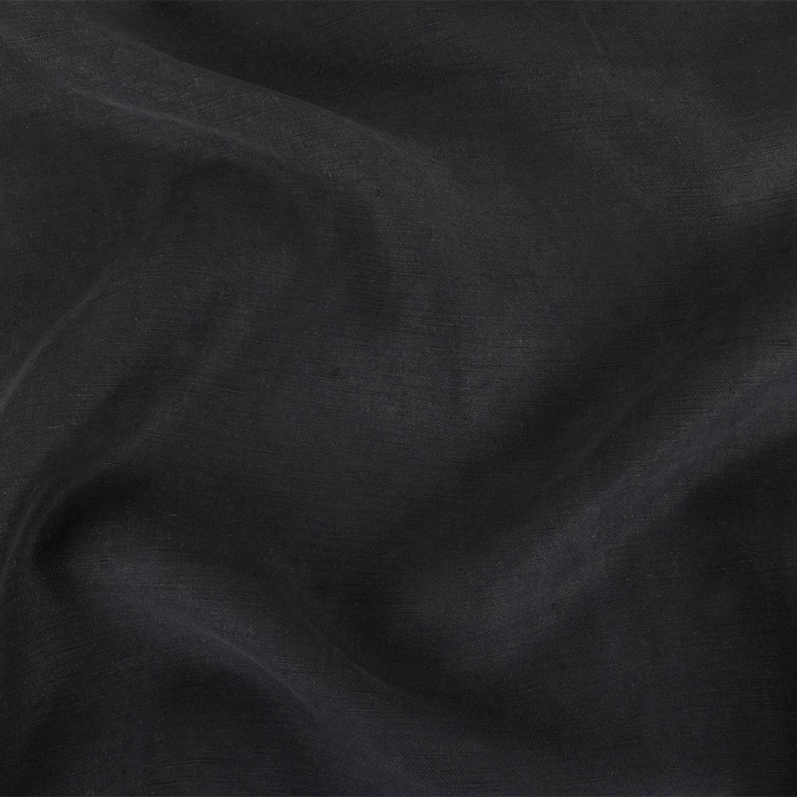 Dusted Midnight Navy Washed Silk Twill | Mood Fabrics