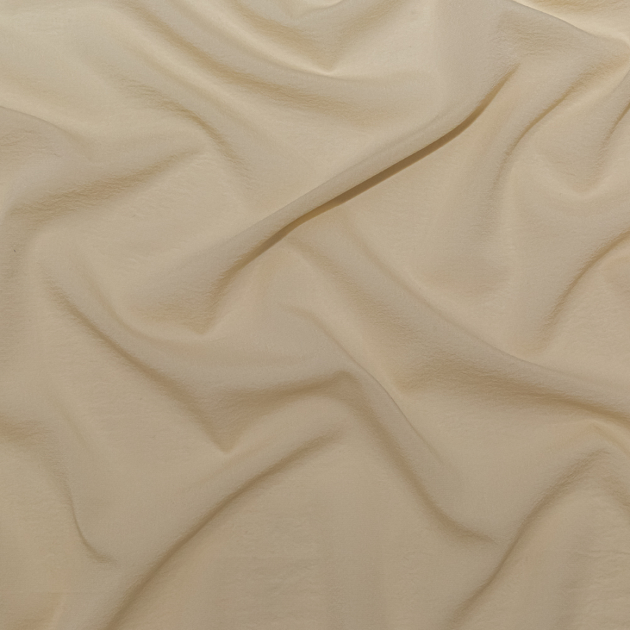 Creme Brulee Stretch Silk Chiffon | Mood Fabrics
