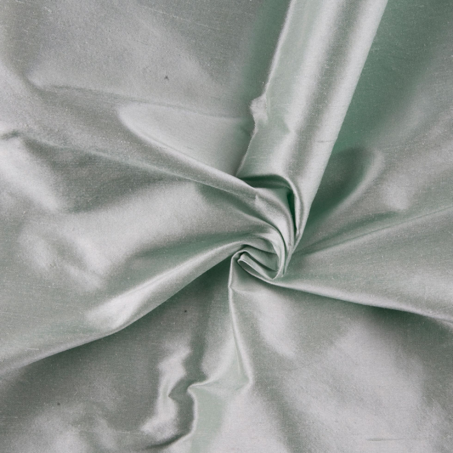 Dark Mint Solid Shantung/Dupioni | Mood Fabrics