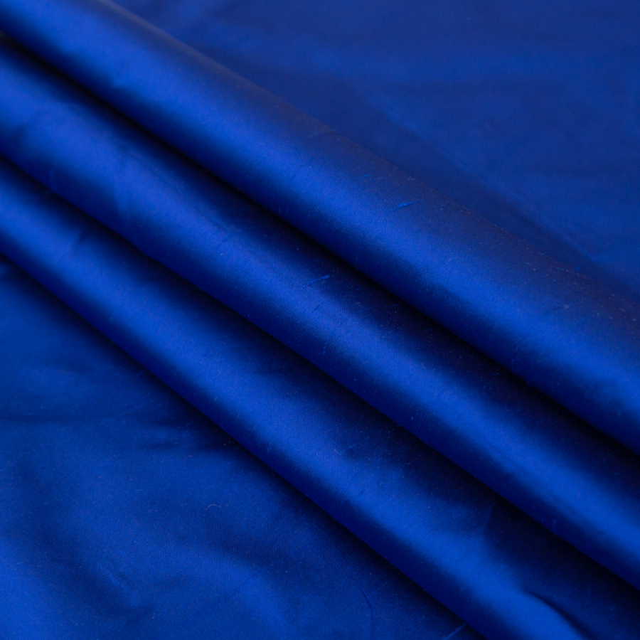 Classic Blue Silk Shantung - Shantung/Dupioni - Silk - Fashion Fabrics