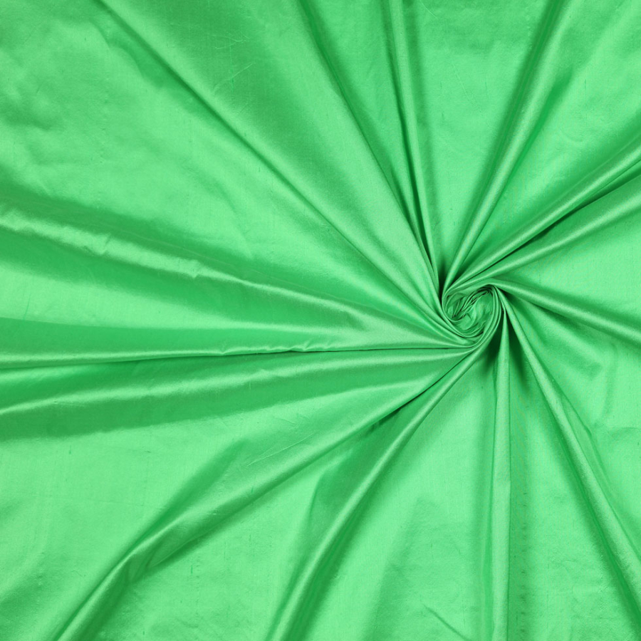 Green Apple Solid Shantung/Dupioni | Mood Fabrics